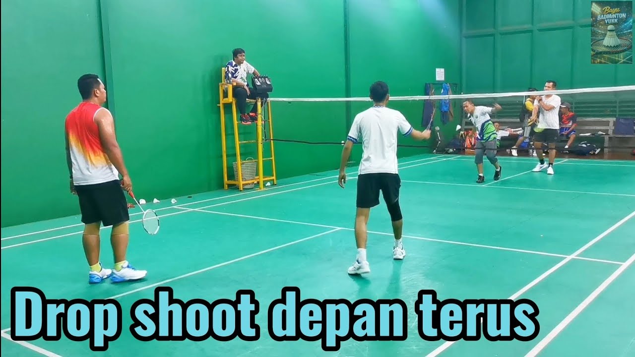 Badminton Yukk, Gor Andila, Om Panggi, Bang Alan VS Nino, Bang Jangkung #badminton #fyp 