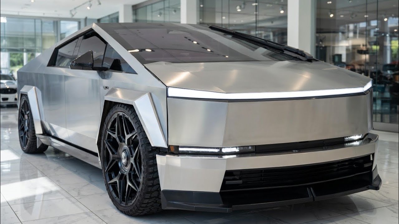Обзор Tesla Cybertruck 2026 – самый футуристический электромобиль Америки?