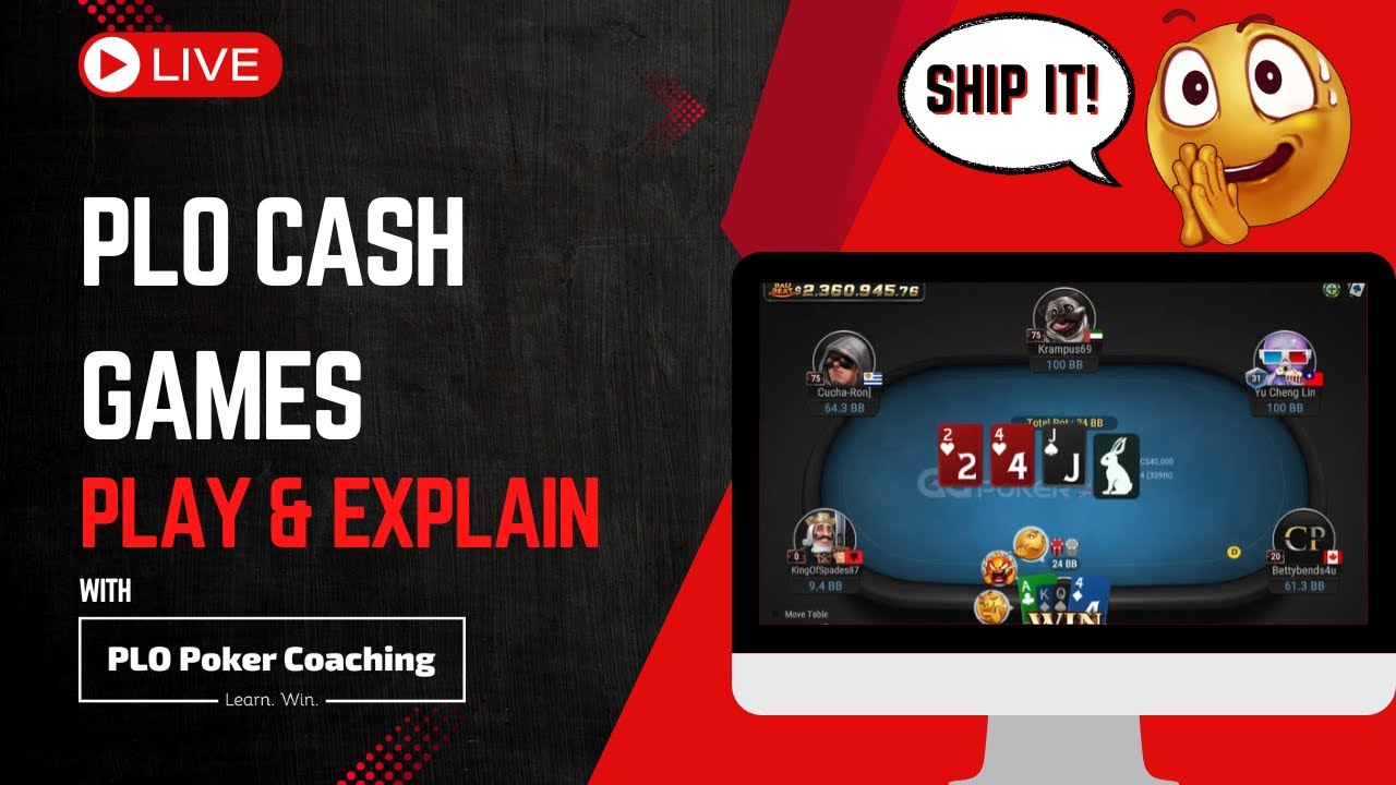 Live PLO Poker Play & Explain