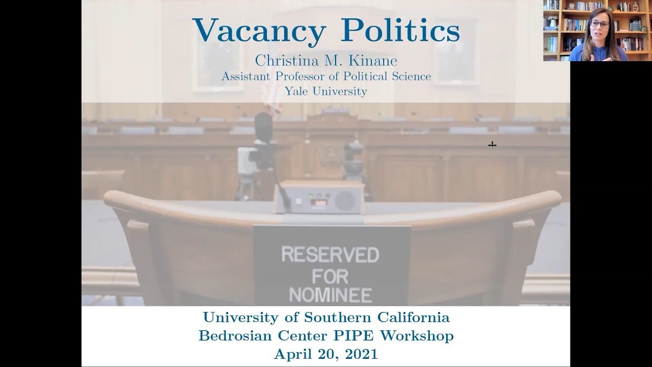 Highlights: PIPE Workshop: Vacancy Politics