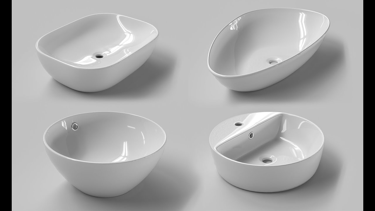 Sink 14, 15, 16 and 17 modeling in 3DS MAX