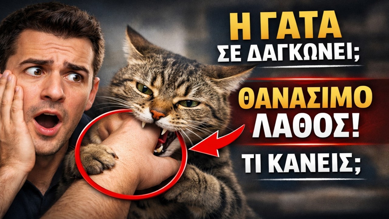 Η γάτα σου σε ΔΑΓΚΩΝΕΙ όταν την χαϊδεύεις; 🙀 Αυτό είναι το ΘΑΝΑΣΙΜΟ λάθος που κάνεις!