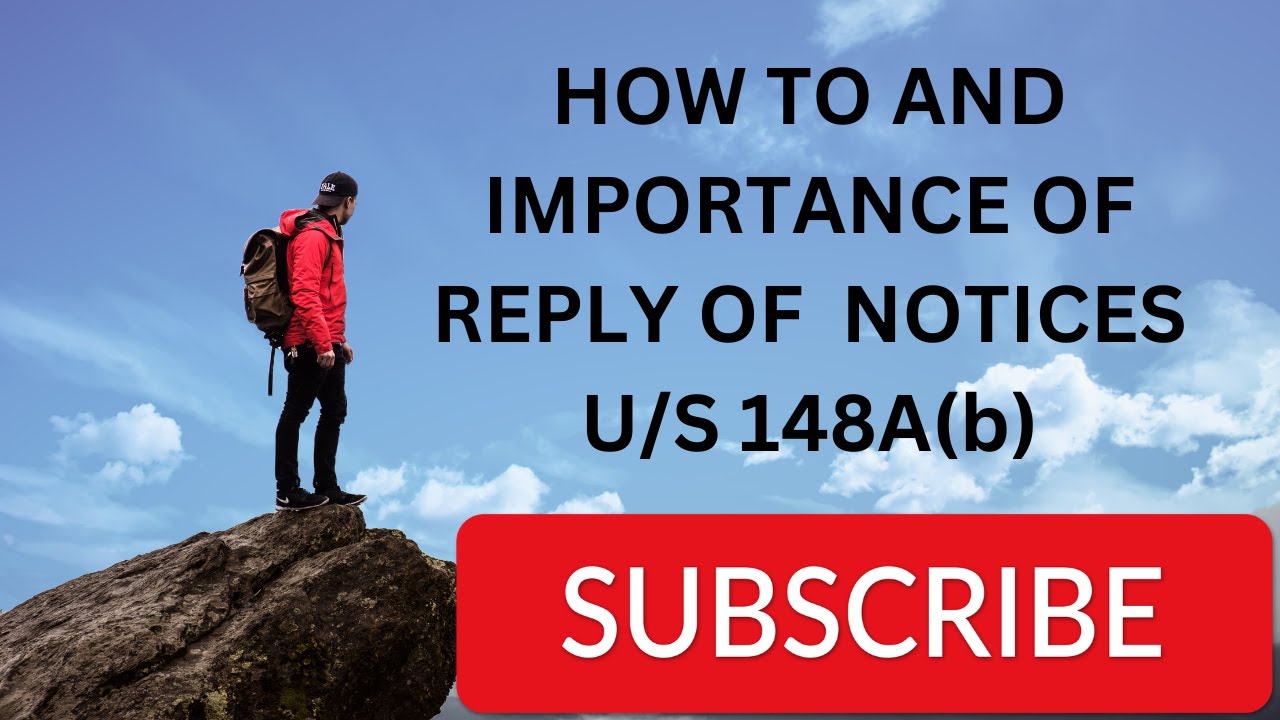 How to reply Notices u/s 148A #finance #accounting #incometax #2019 #148 #AY 2019-20 #assessment