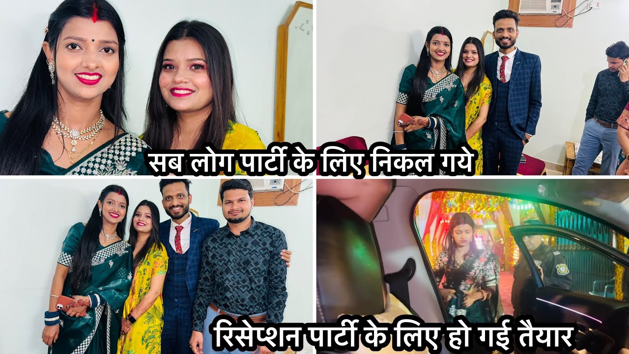 Vlog #2529 | GRAND Reception Look | Anandi kitni pyari lag rahi hai | Sachin Manisha