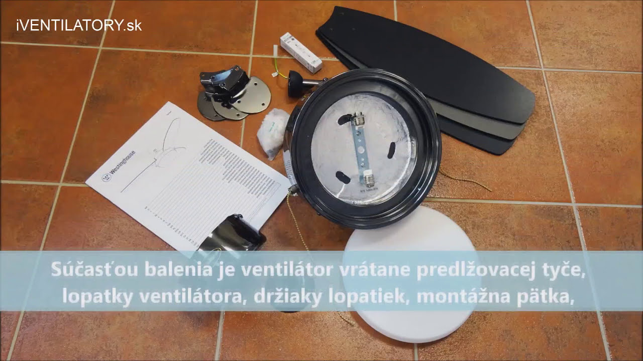 Stropný ventilátor Westinghouse Alloy 78764