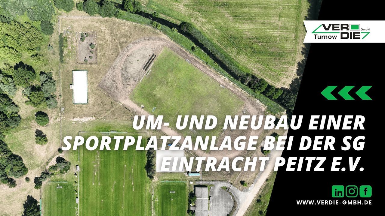 Sportplatzbau bei der SG Eintracht Peitz e.V.