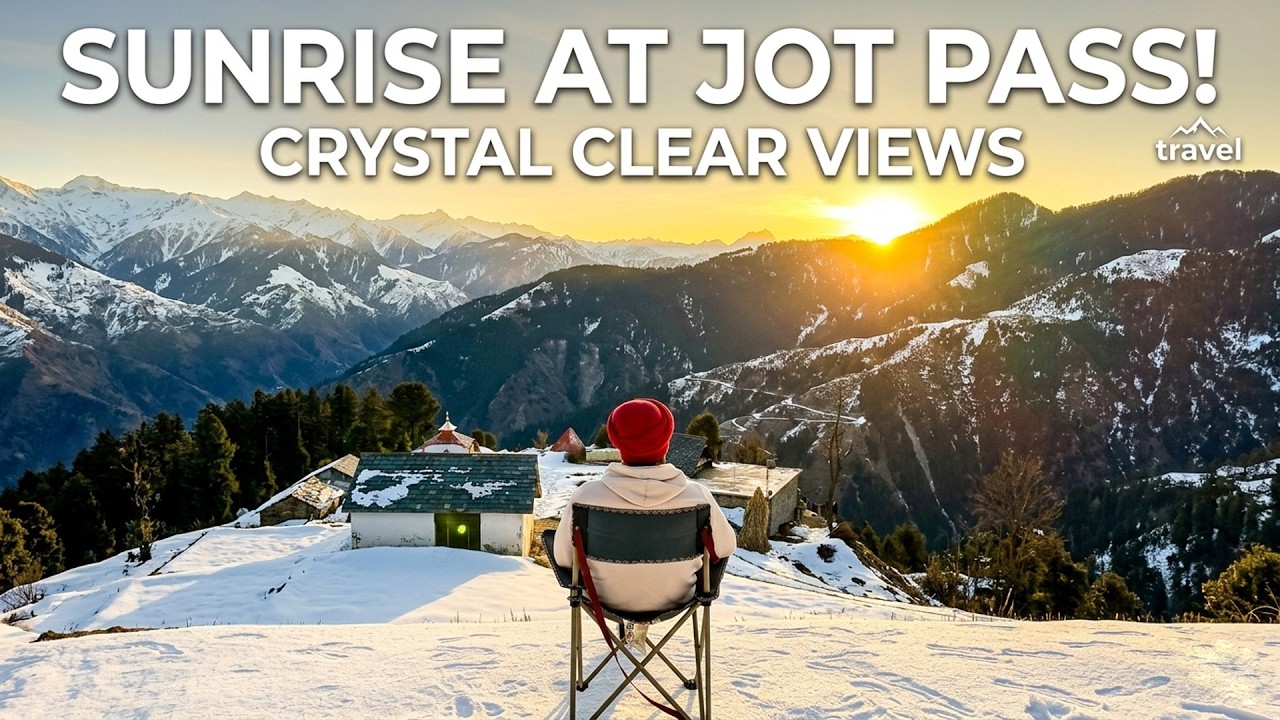 CRAZY SUNRISE AT JOT PASS | Frozen Peaks & Golden Skies | Jot Pass Vlog