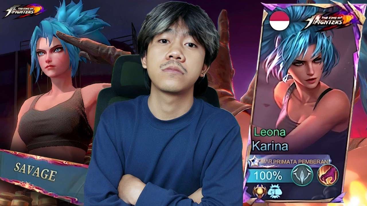 REVIEW SKIN REVAMP KOF KARINA AUTO SAVAGE GAMING - Mobile legends