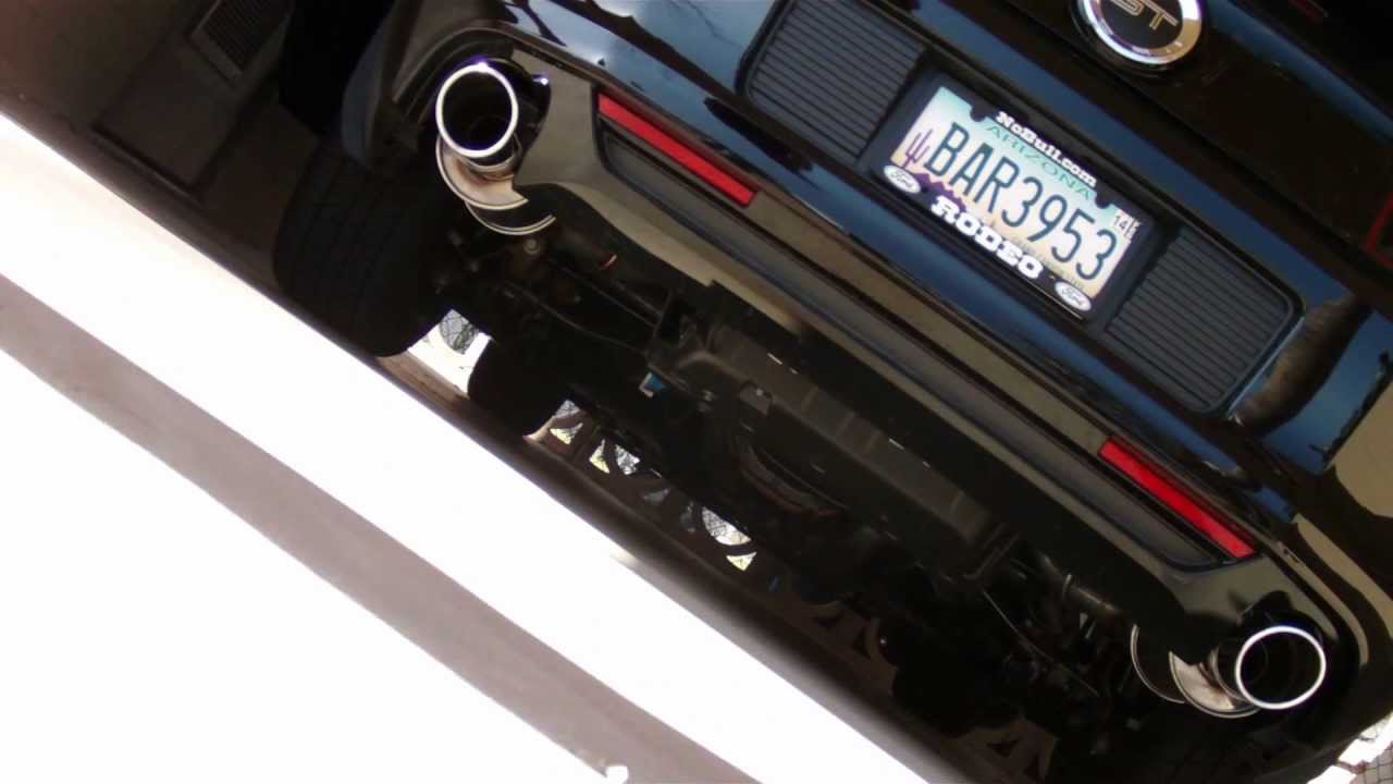 ROUSH Axleback Exhaust-2014 Mustang GT Premium Cold Start