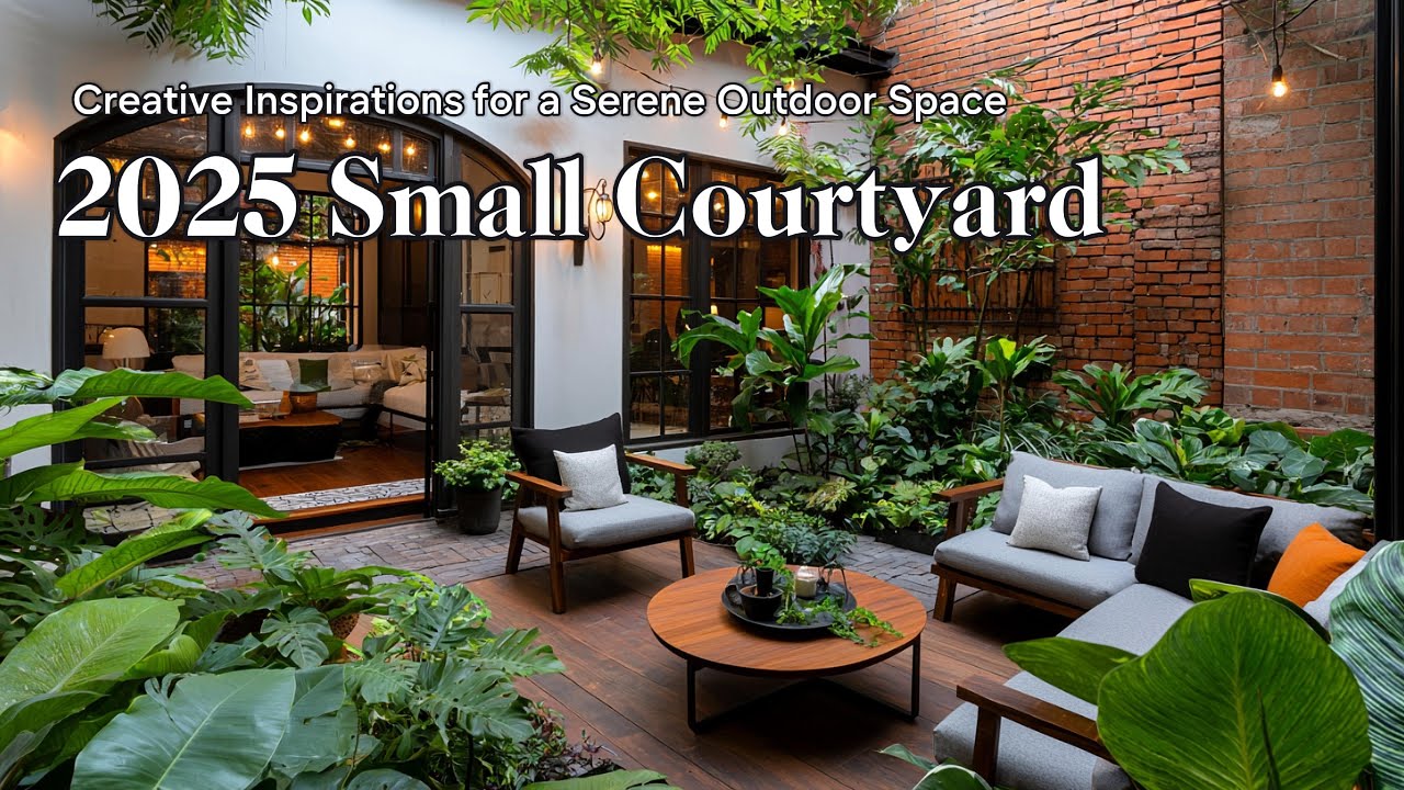 2025 Small Courtyard Garden Ideas: Creative Inspirations for a Serene Outdoor Space