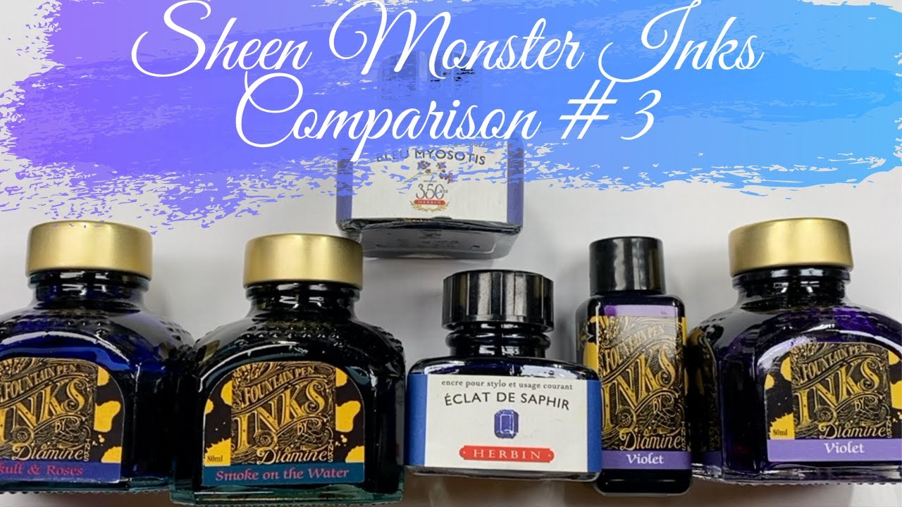 Sheen Monster Inks Comparison #3