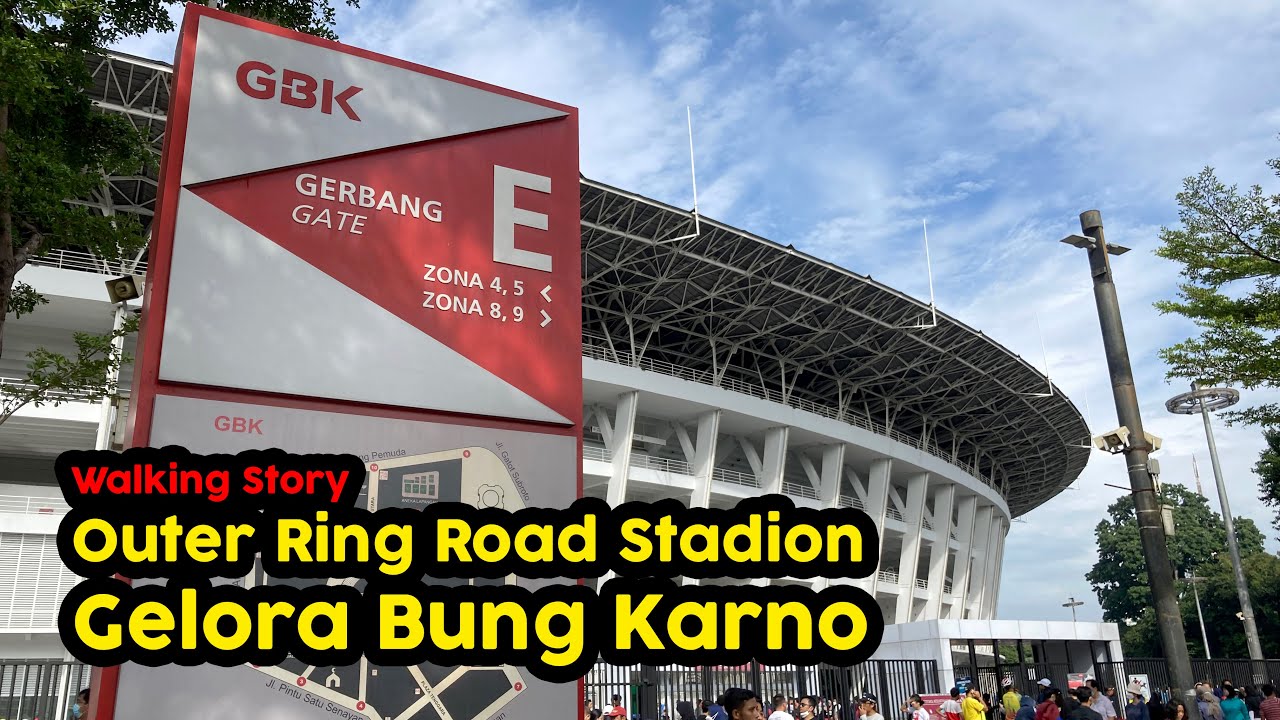 Walking Story Outer Ring Road Gelora Bung Karno Stadium #WalkingStory #jakarta #indonesia