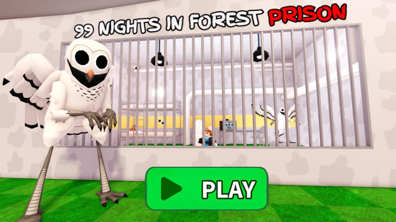 99 NIGHTS IN FOREST PRISON RUN! (OBBY) Roblox Gameplay Walkthrough No Death 4K