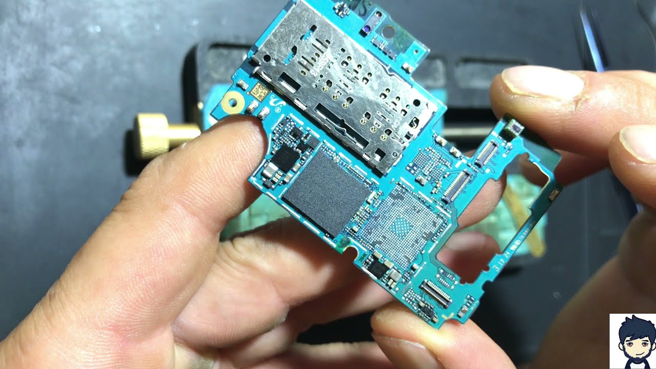 Samsung A50 CPU не включался висел на заставке (A505FM) ошибки мастера