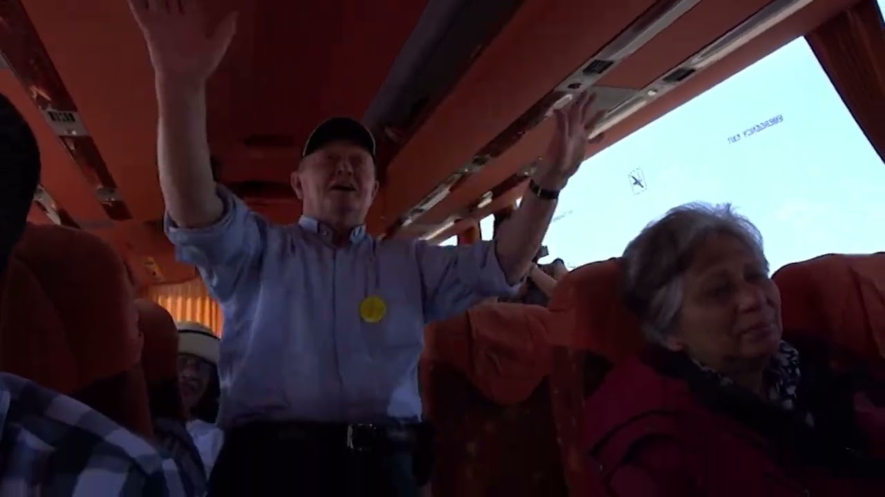 BUS ENTERTAINMENT 2014 DURING HOLY LAND TOUR