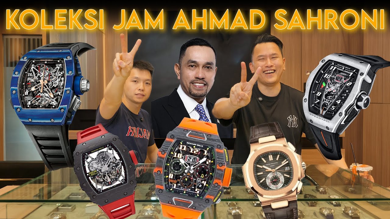 HAMPIR 100 MILIAR⁉️ KOLEKSI 1 LUSIN JAM TANGAN AHMAD SAHRONI😱‼️