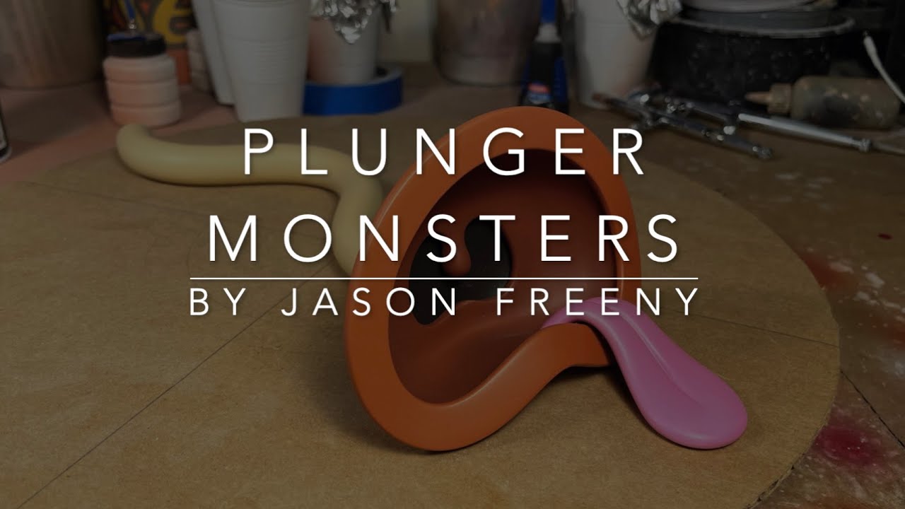 Plunger Monsters (Jason Freeny 101) Sculpting, Wet Sanding, Airbrushing