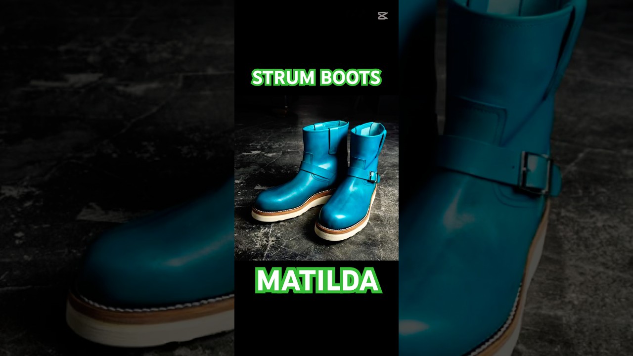 【STRUM 9年ぶりの新作エンジニアブーツ】 MATILDA/イタリアン ダブルショルダー #革ジャン #エンジニアブーツ #shorts