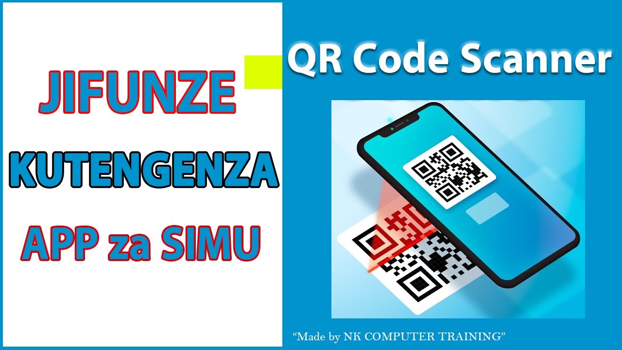 Jinsi ya kutengeneza App ya simu ya ku scan QR code na Barcode bure