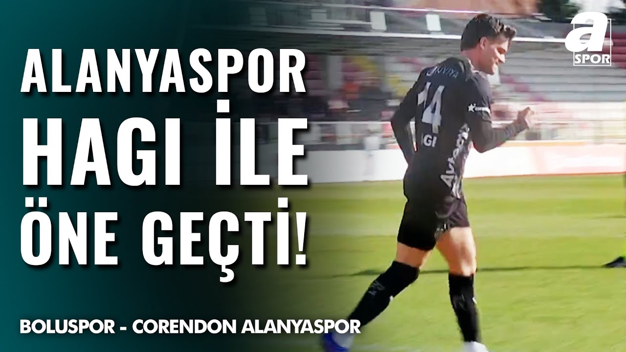 Corendon Alanyaspor, Ianis Hagi'nin Golüyle Öne Geçiyor! Boluspor 0-1 Corendon Alanyaspor