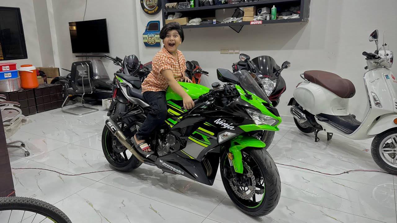 Ali ko Super Bike Dilwa di 😱 …? || Ali ny First time super Bike 🏍️ ki Ride ki 😱 ||