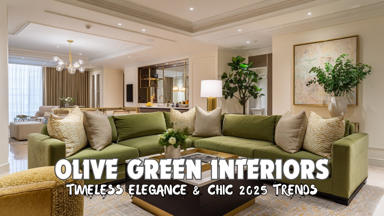 2025 Olive Green Interiors: Timeless Elegance, Chic Decor Trends & Sophisticated Home Inspiration