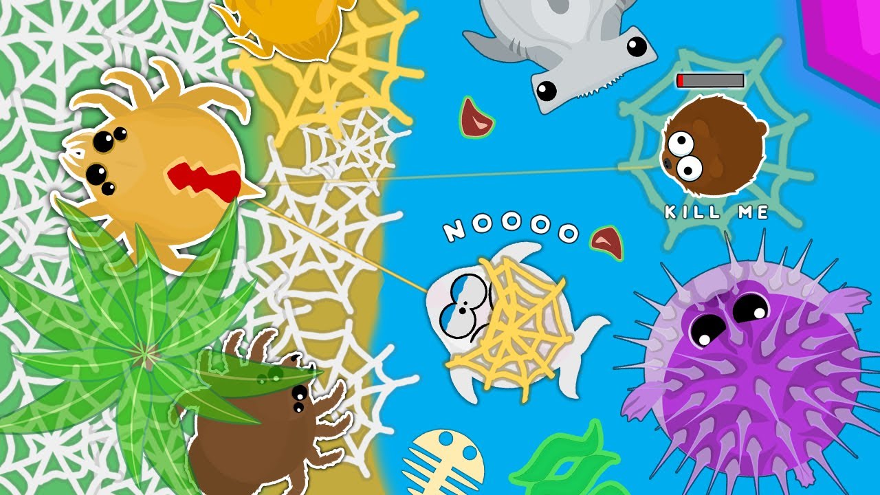 LEGENDARY GOLDEN BLACKWIDOW FISHING TROLLING in MOPE.IO