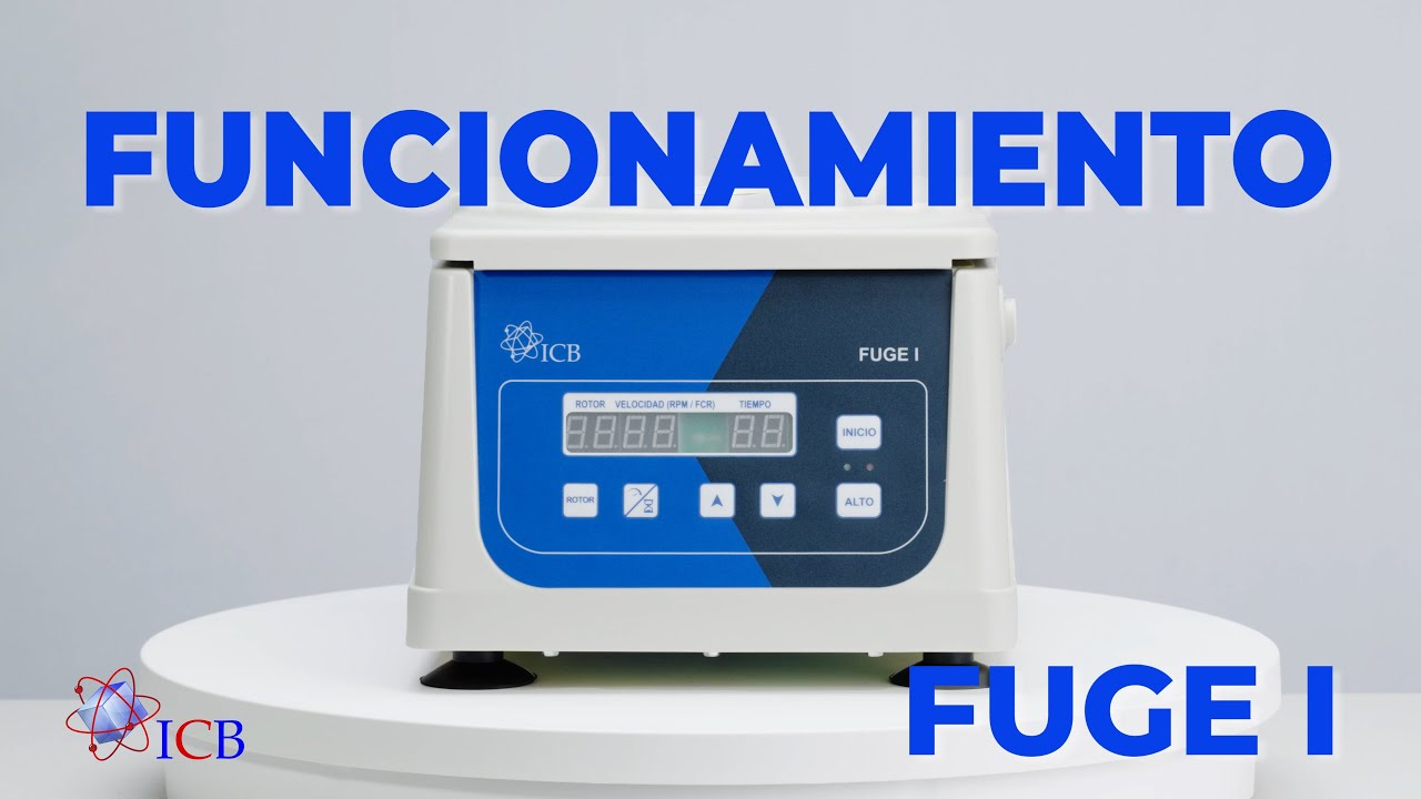 Centrífuga FUGE-I ICB - Funcionamiento