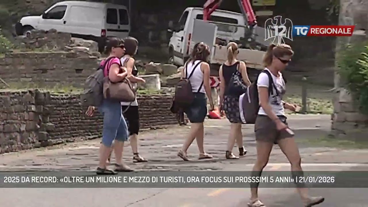 2025 DA RECORD: «OLTRE UN MILIONE E MEZZO DI TURISTI, ORA FOCUS SUI PROSSSIMI 5 ANNI» | 21/01/2026