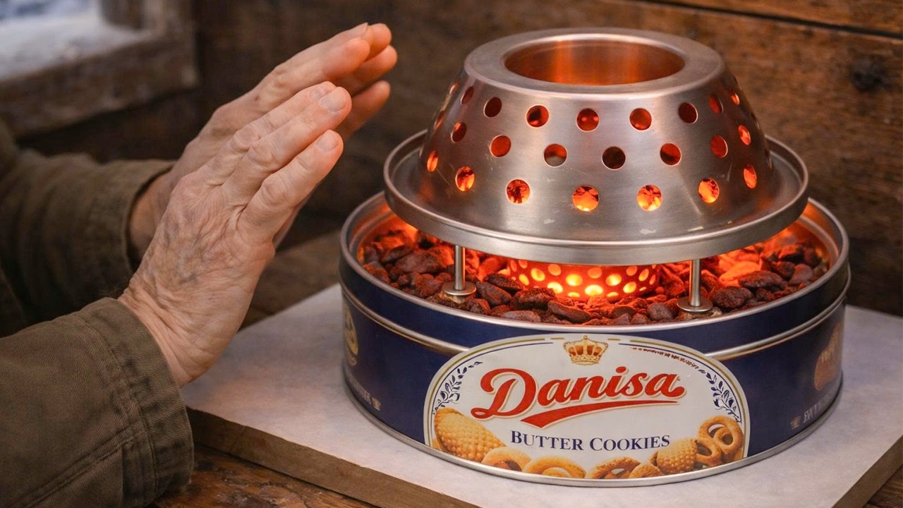 Никакого газа, никаких дров 😱!! Эта самодельная печь из жестяных банок обеспечит вам БЕСПЛАТНОЕ ото