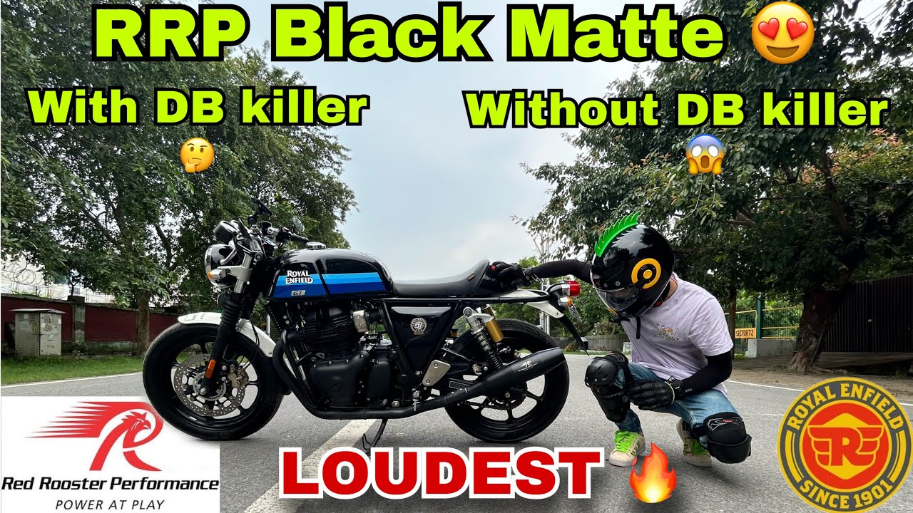 INSTALLING RED ROOSTER EXHAUST IN GT650 | K&N AIR FILTER😇 | #gt650 #continentalgt650 #royalenfield
