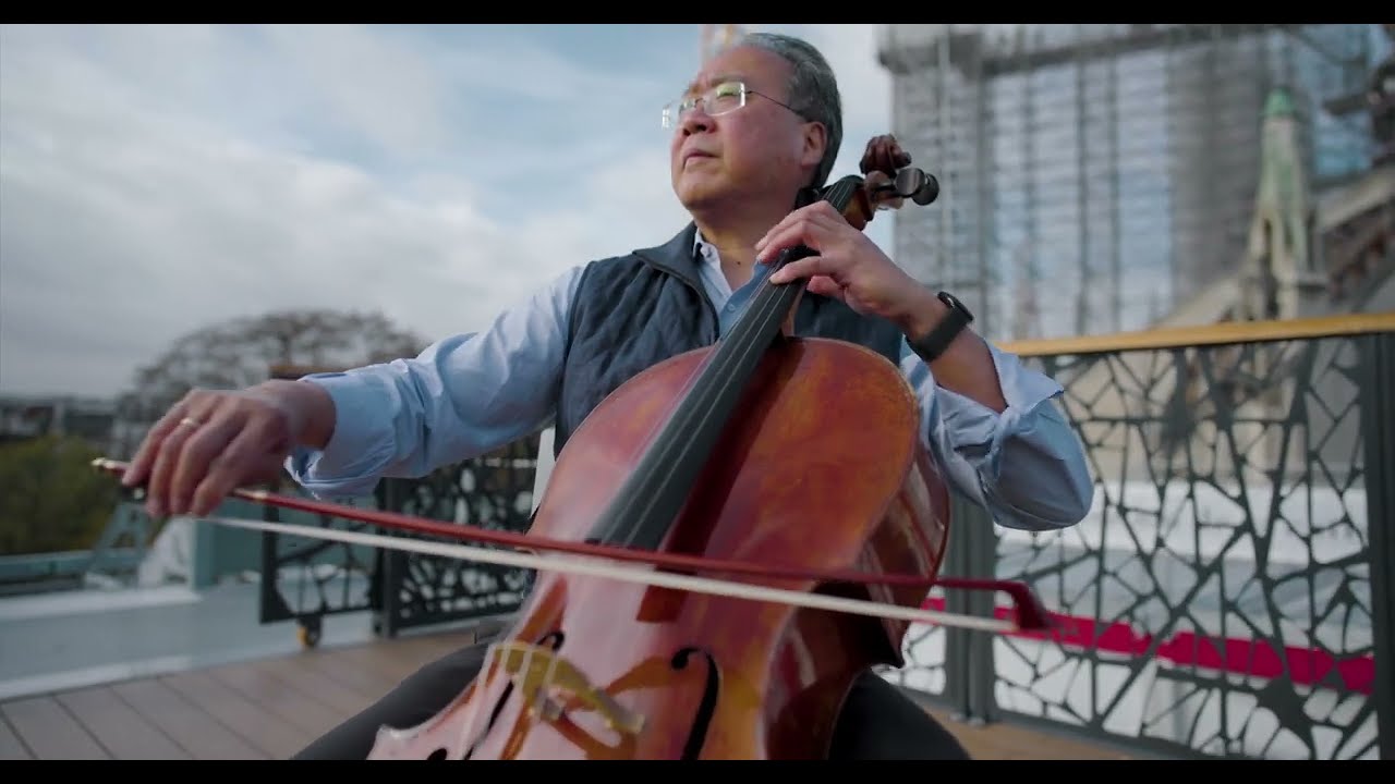 Yo-Yo Ma performs 