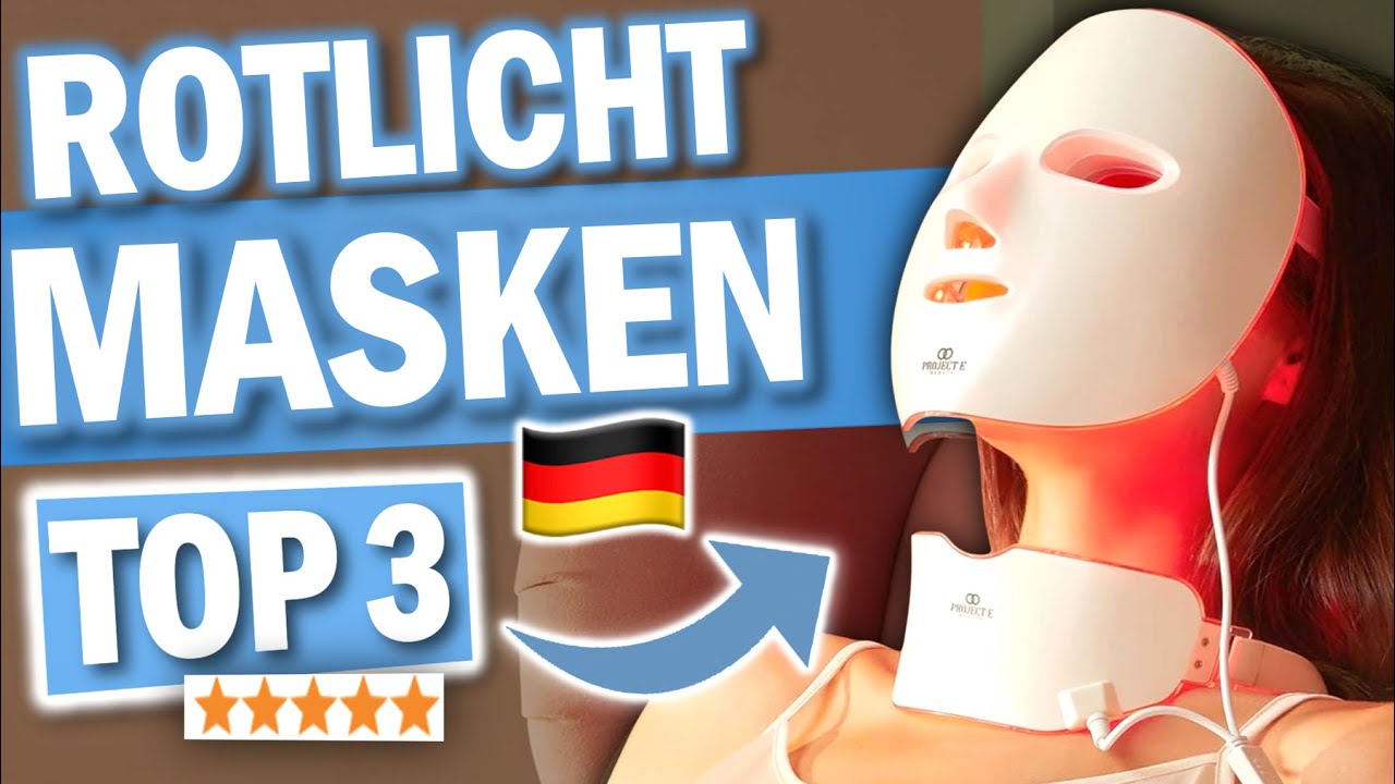 LED ROTLICHTMASKEN kaufen: Top 3 LED Rotlichtmasken 2026 im Vergleich!