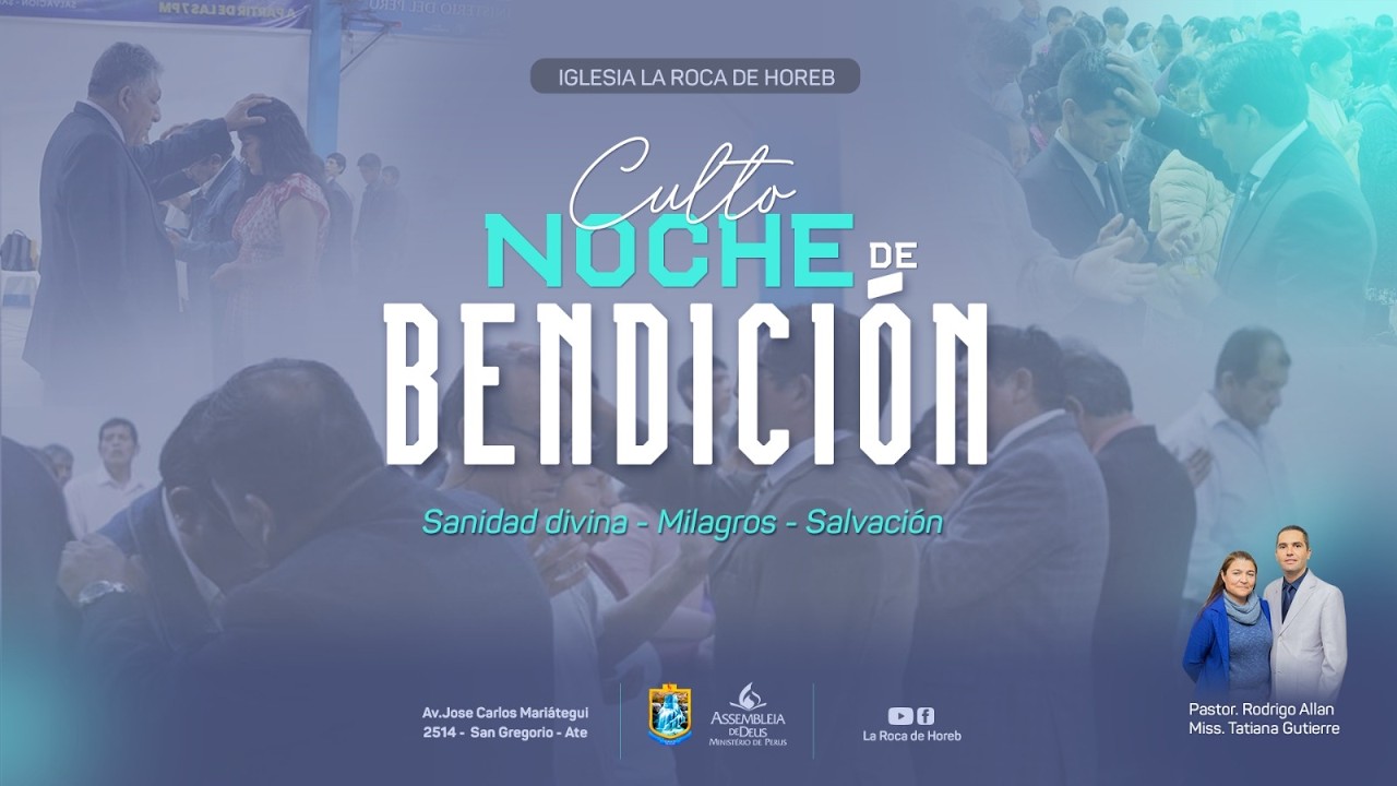 CULTO NOCHE DE BENDICIÓN/ SÁBADO 14-03-2026