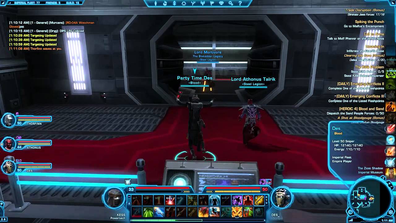 SWTOR: +10 Stats Lv50 Datacron Walkthrough (Imperial Fleet)