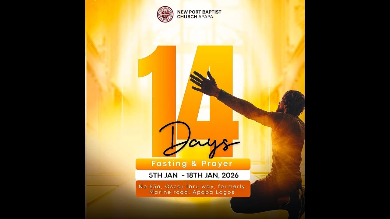 14 DAYS FASTING AND PRAYER SERVICE  || DAY 8 || 12/01/2026 || PST. ALAMU AKOREDE