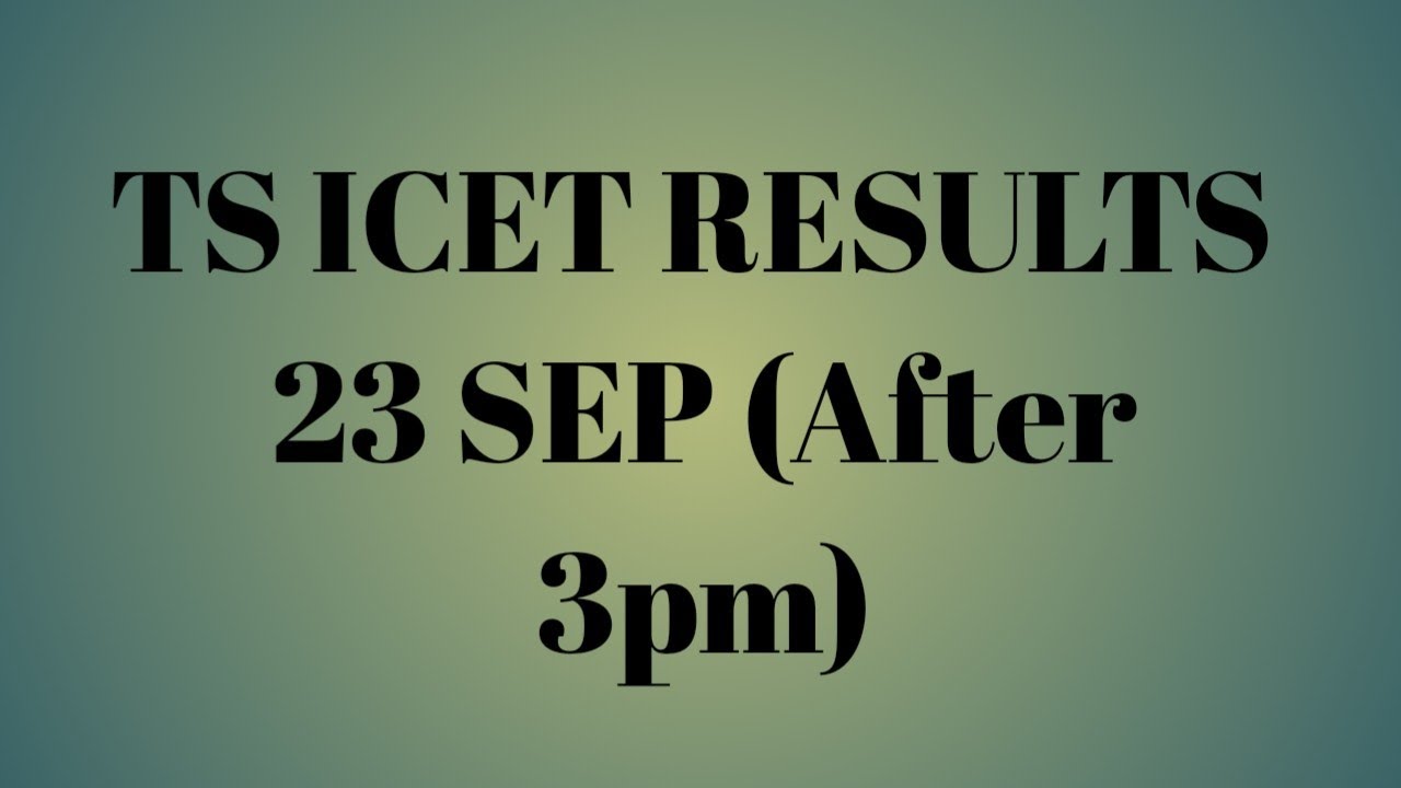 tsicet 2021 results | How to check the result | TSICET results 2021