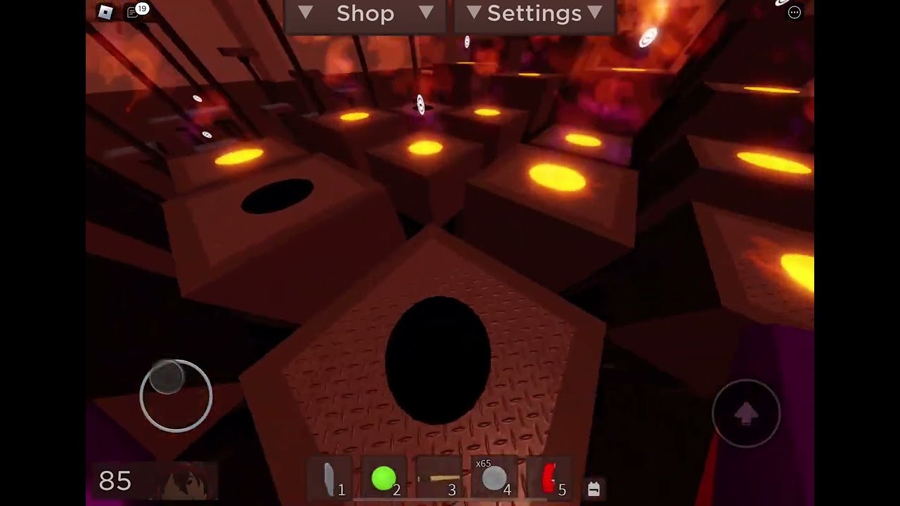 roblox - regretevator - floor: wall of fire