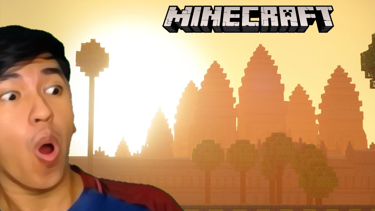 រកឃើញ អង្គរវត្ត ក្នុង Minecraft !!! 😲😲😍 | Minecraft Angkor Wat Map Tour