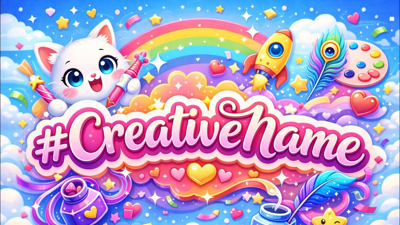 Aaj Banege Sabse Cute Creative Names Live 💖#Har naam kospecial love ke sath design kiya ja raha hai✨