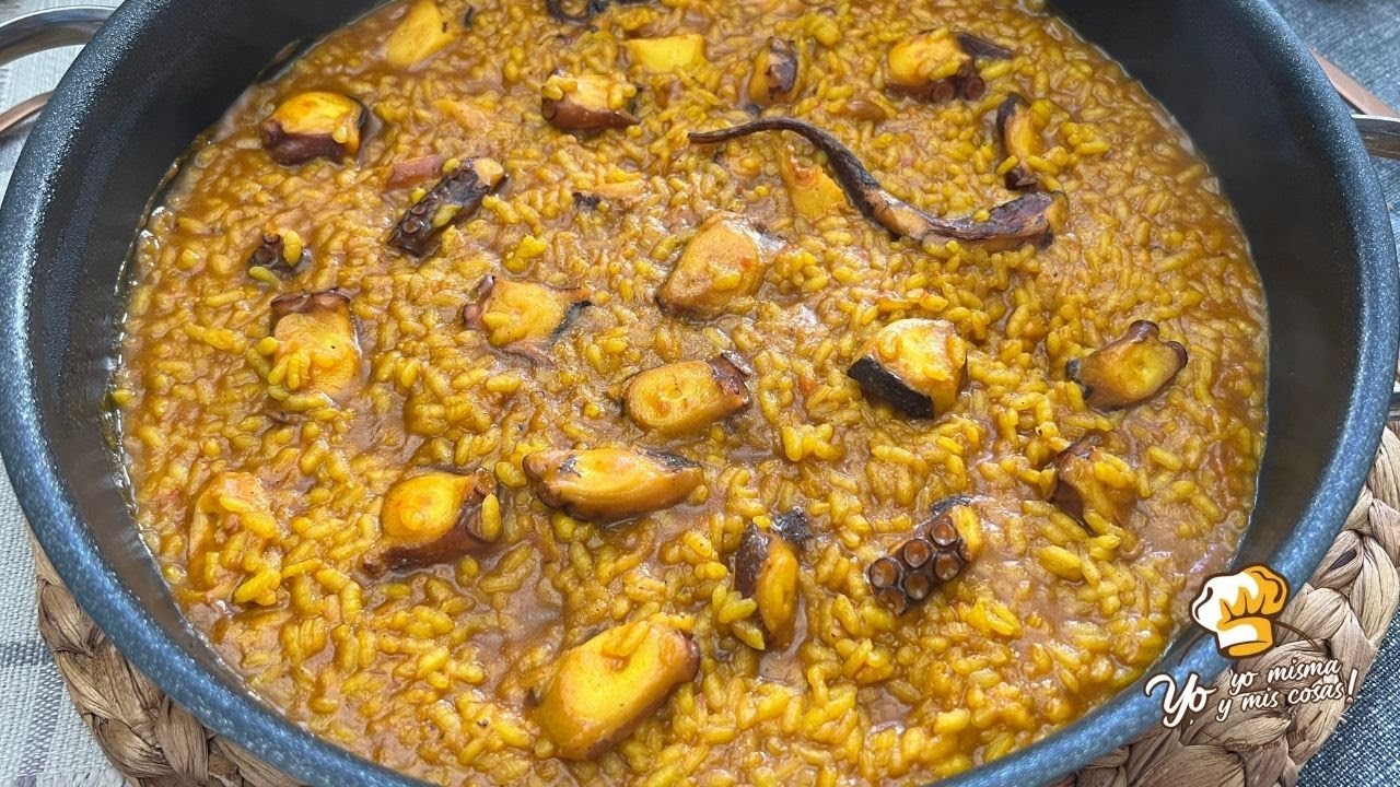 Tan SIMPLE este ARROZ Con Pulpo que te vas a sorprender