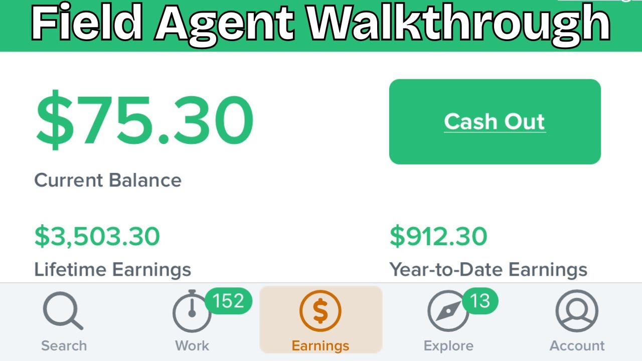 Field Agent Walkthrough &ndash; How to Start Earning Today!   HD 720p