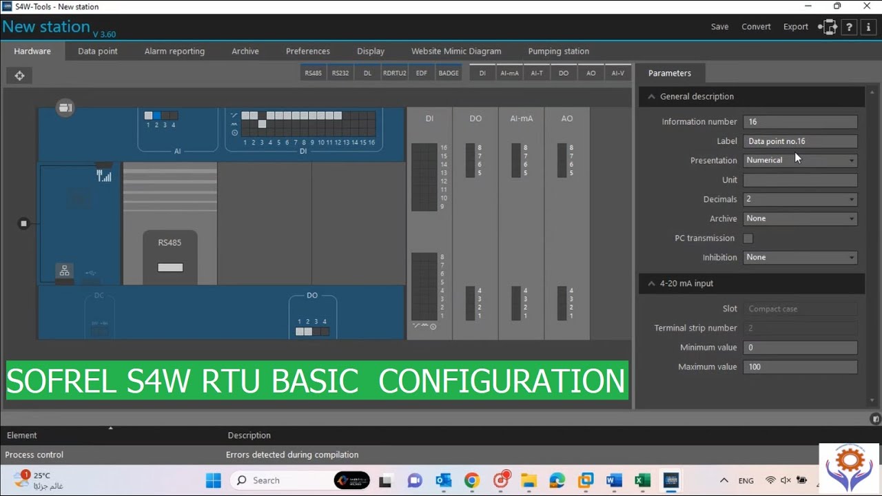 Конфигурация Sofrel S4W RTU &mdash; Часть 1 | Базовая конфигурация S4W RTU #sofrel #lacronix #RTU #scada