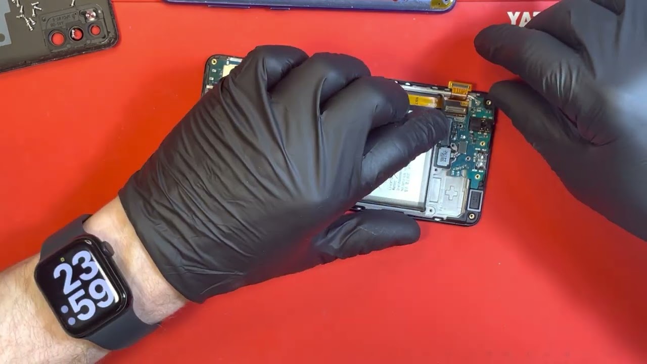 Wymiana wyświetlacza w Samsung A41 oryg dla Pani Anny z Ostrowca Św