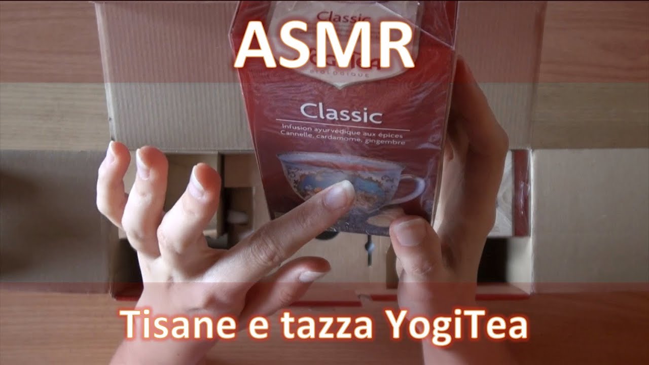 ASMR ITA Tisane e tazza YogiTea [whispering]