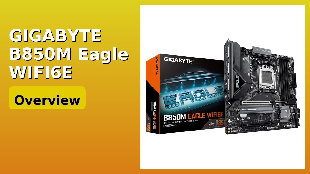 REVIEW (2026): GIGABYTE B850M Eagle WIFI6E. Features.