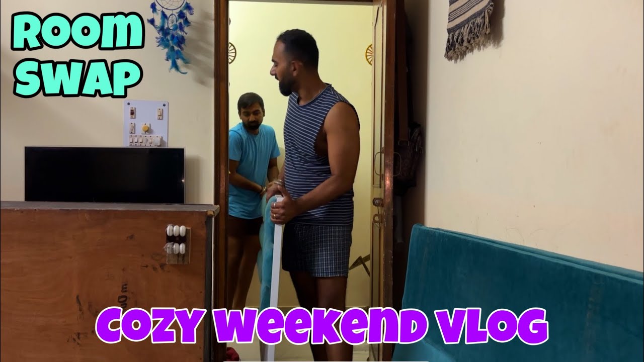 Room Swap | Cozy Weekend Vlog #gay #gaycouplevlogs #couplegoals #love #coupletravel #roomtour #trave