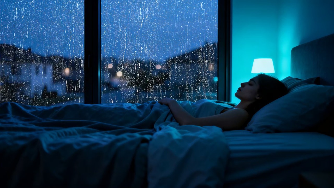 Peaceful Night Rain Sounds 🌧️ Relax, Breathe, Sleep