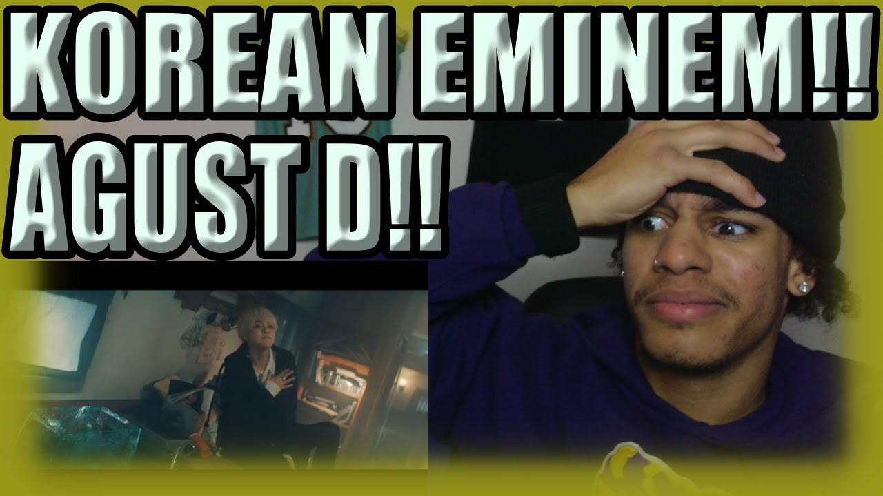 Agust D - Agust D Reaction! I FOUND EMINEMS COMPETITION!