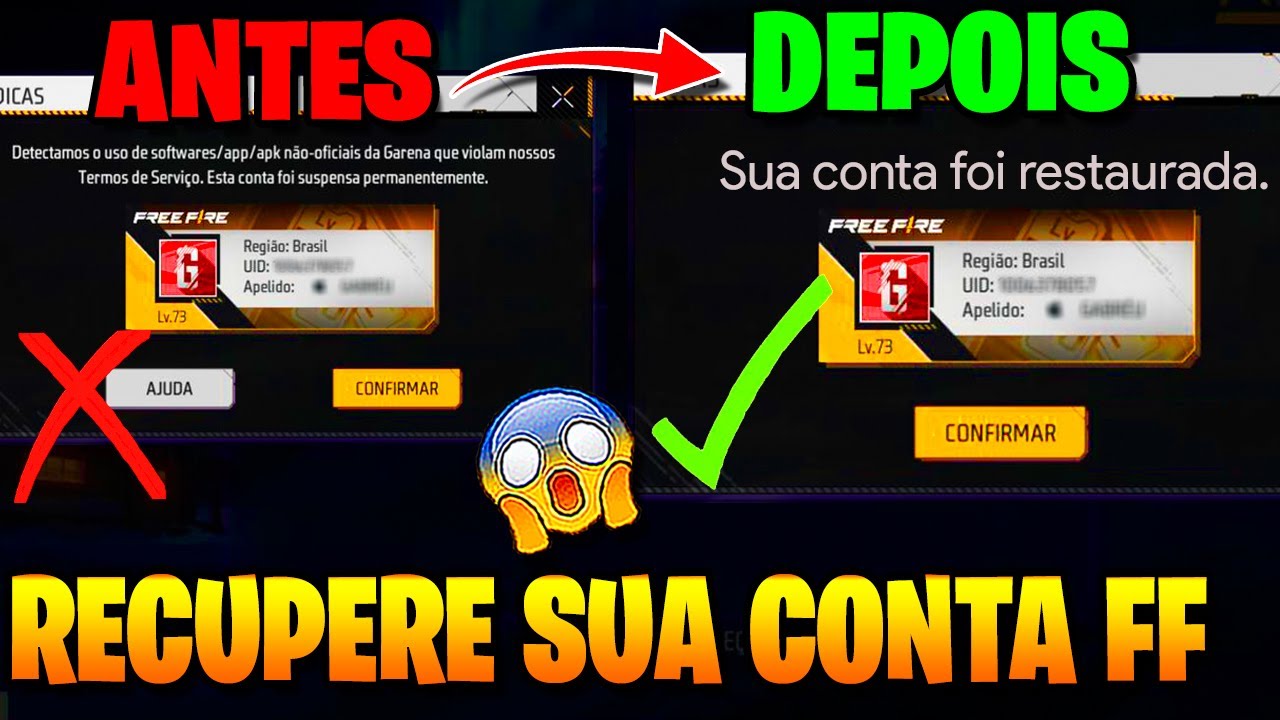 OFICIAL! COMO DESBANIR CONTA FF 2024! COMO RESCUPERAR CONTA NO FREE FIRE, DESBANIR CONTA PERMANENTE!